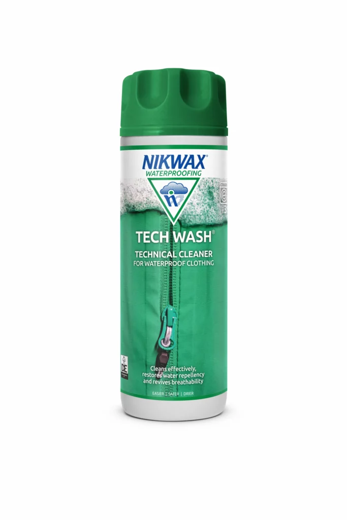 Nikwax Tech Wash to clean waterproof jackets